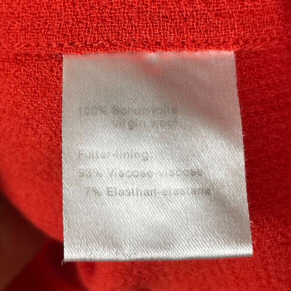 Akris Red Virgin Wool Blazer Size‎ 4 – Schurwolle Minimalist Old Money Style - Picture 2 of 10